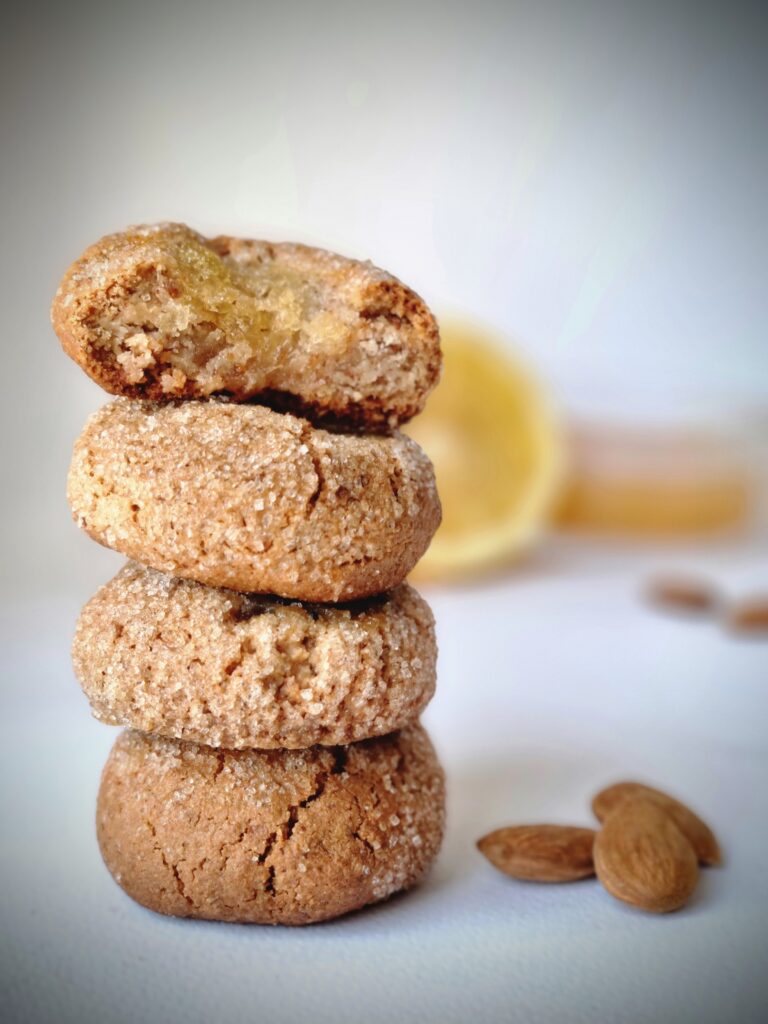 colonna di amaretti al bergamotto